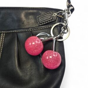 Cherries Bag‎ Charm Keychain
